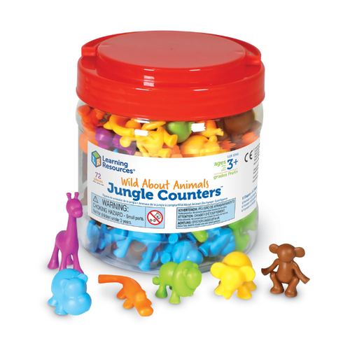 Learning Resources Wild About Animals Jungle Counters® (72st.)