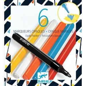 Djeco 6 dekkende stiften - Straatkunst