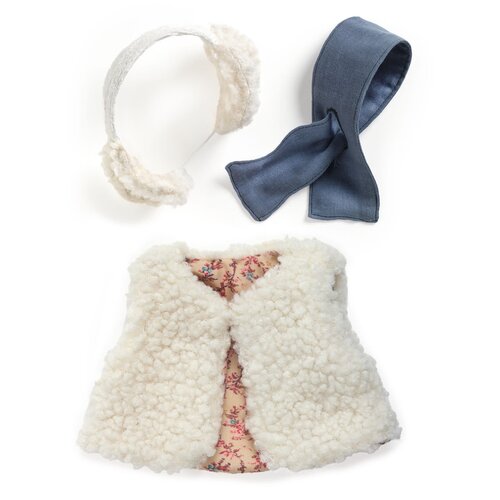 Djeco Pomea - Poppenkleding "Moumoute Outfit" (32cm)