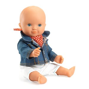 Djeco Pomea - Poppenkleding "Blue Jacket Outfit" (32cm) Djeco Pomea - Poppenkleding "Blue Jacket Outfit" (32cm)