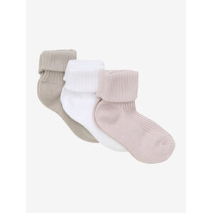 Minymo Minymo - Baby sock rib (3 pack) -Shell