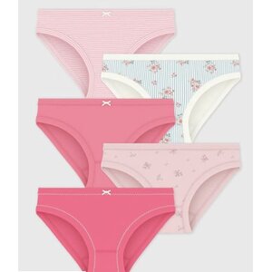 Petit Bateau Setje met katoenen onderbroekjes met bloemetjesprint voor kinderen -A0FFD