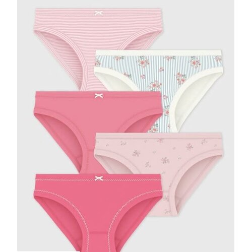 Petit Bateau Setje met katoenen onderbroekjes met bloemetjesprint voor kinderen -A0FFD