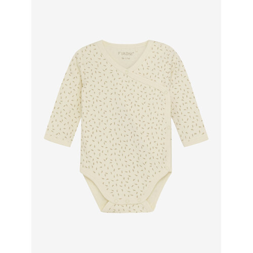 Fixoni Fixoni - Wrap Body LS w.AOP - Sesame 6791 - 249