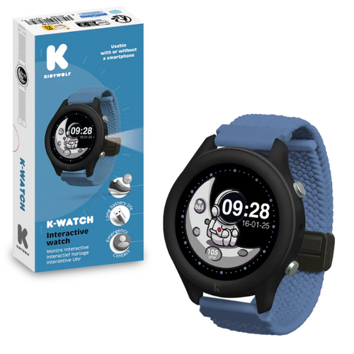 kidywolf KIDYWATCH - Interactieve horloge "Blauw"