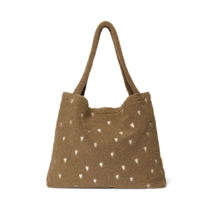 Studio Noos Studio Noos Teddy Mom Bag brown hearts