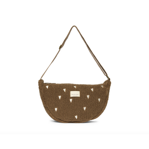 Studio Noos Studio Noos  Teddy Adult Fanny Pack brown hearts