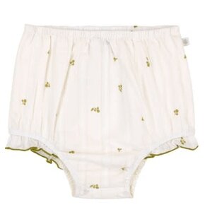 Petit Bateau Katoenen babypofbroekje met bloemenprint -MARSHMALLOW/MOSS