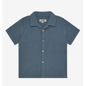 huttlelihut HUTTEliHUT - Shirt SS Muslin - Bering Sea