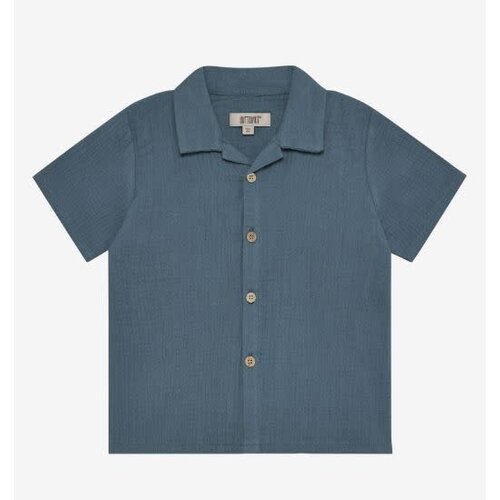 huttlelihut HUTTEliHUT - Shirt SS Muslin - Bering Sea