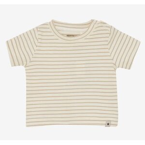 huttlelihut HUTTEliHUT - T-shirt SS YD Stripe - White Pepper