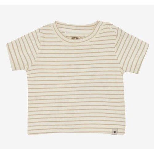 huttlelihut HUTTEliHUT - T-shirt SS YD Stripe - White Pepper