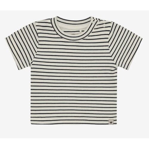 huttlelihut HUTTEliHUT - T-shirt SS YD Stripe - Navy Blazer