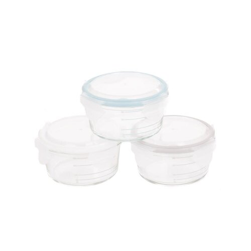 BoJungle B-Bowls Glas Wit-Grijs-Blauw