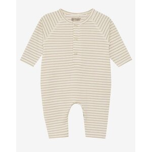 huttlelihut HUTTEliHUT - Romper LS YD stripe -  White Pepper