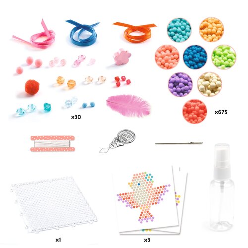 Djeco Artistic Aqua - Sleutelhangers 'Velddieren'