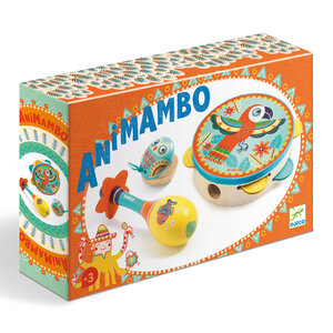 Djeco Animambo 'Set van 3: tamboerijn, maracas, castagnetten' (+3)