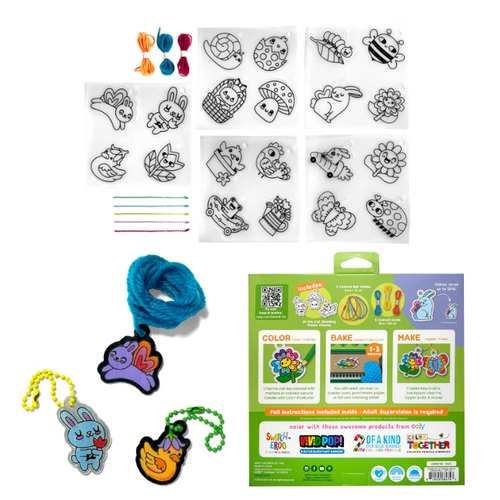 Ooly Shrink-Its! D.I.Y. Shrink Art Kit – Garden Pals
