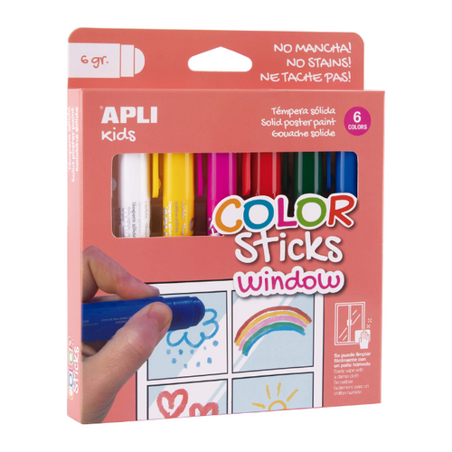 Apli APLI - Color stick voor raam (6st.)