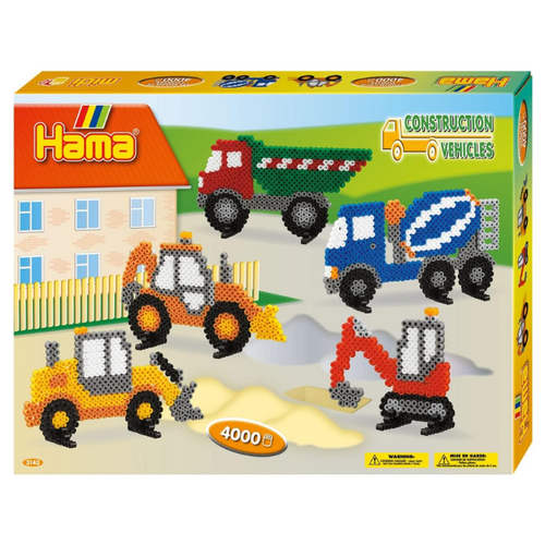 Hama strijkparelset werkvoertuigen - 4000 stk