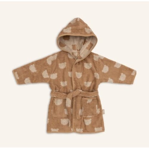 Jollein Baby Badjas - Jacquard - teddy bear