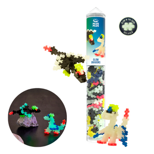 Plus-Plus Tube 100st. - Glow Dragons