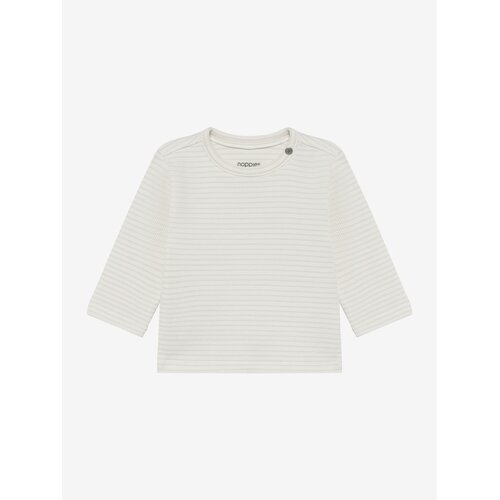 Noppies Noppies - Tee LS striped - Egret 6410011