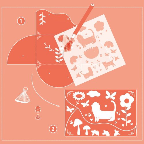 Djeco DIY - tasjes maken 'vrienden' (+6)