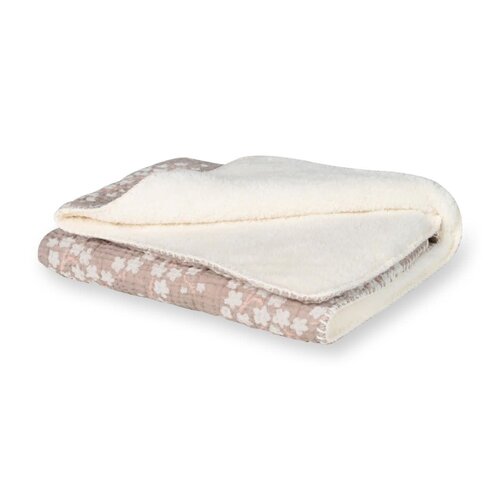 Quax Teddy Newborn Blanket - Natural Collection - Blossom