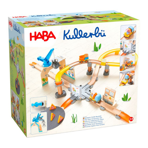 HABA Kullerbü Knikkerbaan - Speelbaan Grote bouwplaats