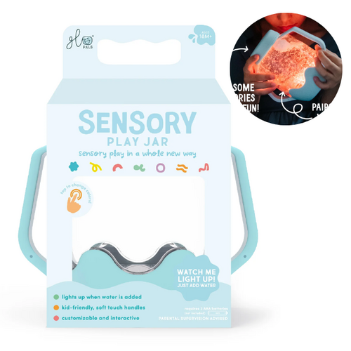 Glopals Sensory play cup light blue