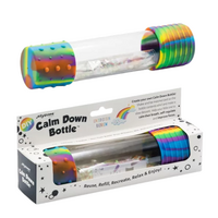 Rustgevende Fles "Regenboog" (DIY)