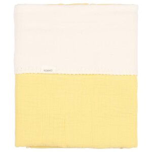 Koeka Wiegdeken Cotton Fleece Faro honey