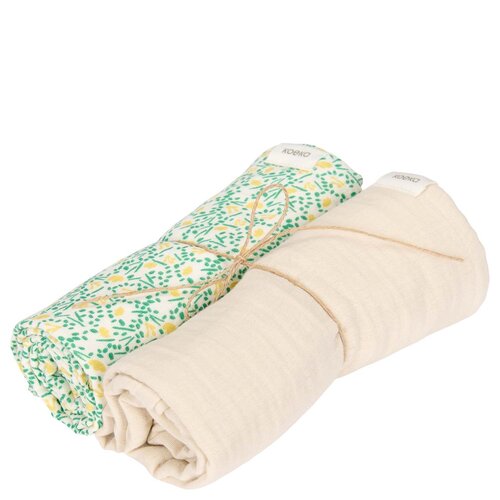 Koeka Hydrofiel Swaddle 2-pack Meadow off white Koeka Hydrofiel Swaddle 2-pack Meadow off white
