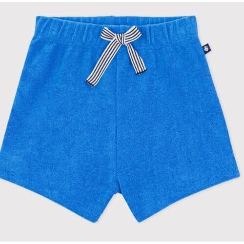 Petit Bateau Korte babybroek van effen badstof