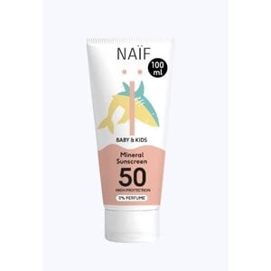 Naïf Minerale Zonnebrand- SPF 50 - Parfumvrij - 100ml