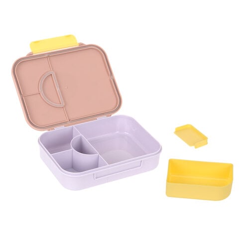 Lassig Bento-Lunchbox Pattern Party rose/lilac