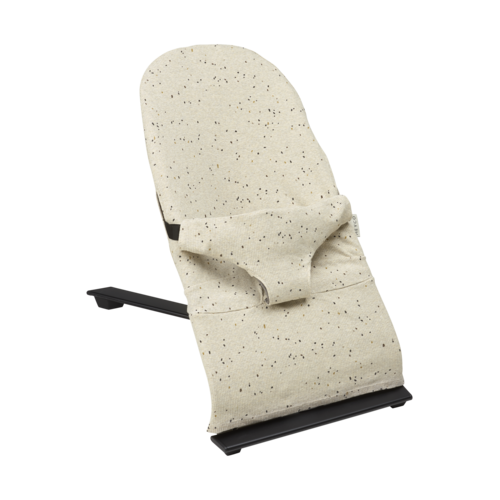 Meyco Baby Wipstoelhoes Rib - Mini spot Sand Melange Meyco Baby Wipstoelhoes Rib - Mini spot Sand Melange