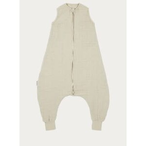 Meyco Baby Slaapzak jumper ongevoerd  hydrofiel - Soft sand 80cm