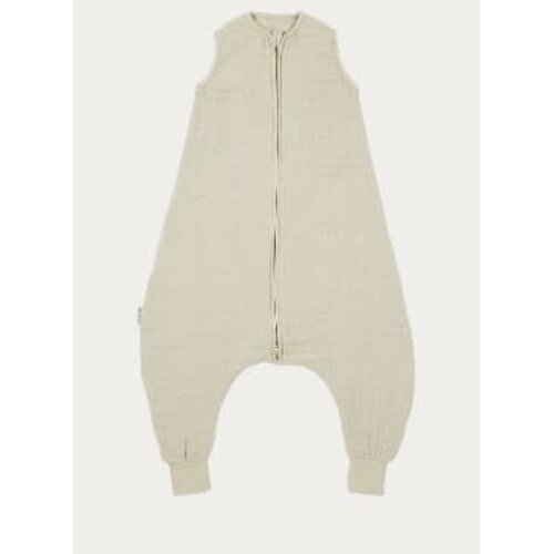 Meyco Baby Slaapzak jumper ongevoerd  hydrofiel - Soft sand 80cm