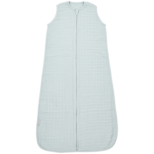 Meyco Baby Slaapzak ongevoerd hydrofiel - uni grey blue 110cm
