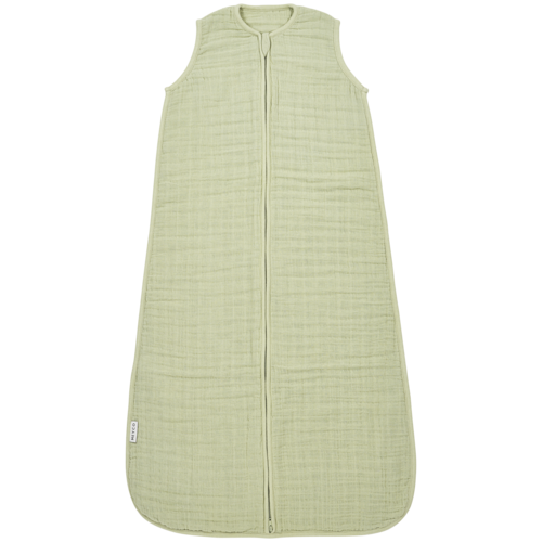 Meyco Baby Slaapzak ongevoerd hydrofiel - uni soft olive 110cm