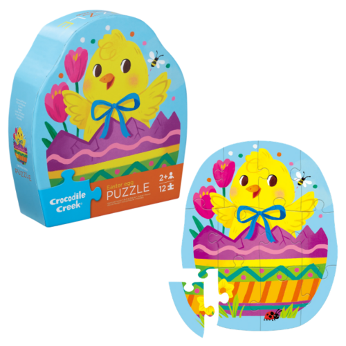 Crocodile Creek Puzzel - Paasei 12st. (+2)