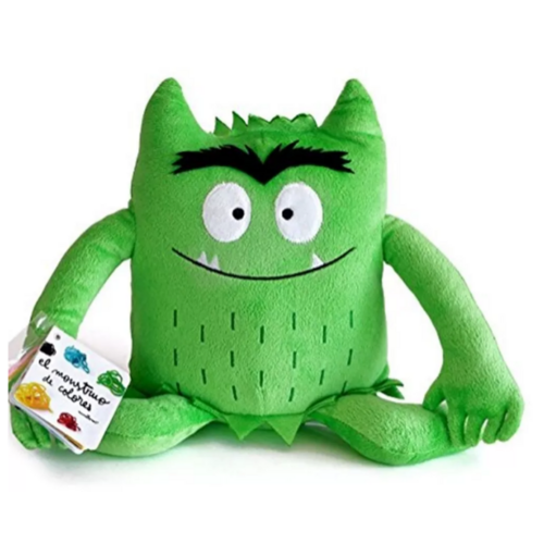 De Vier Windstreken Knuffel Kleurenmonster - Groen (kalm) 20x30cm