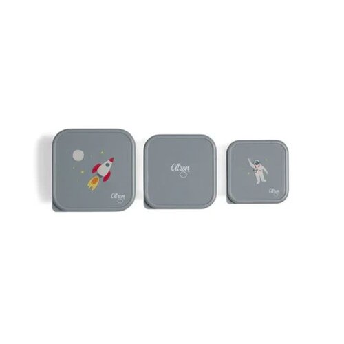 Citron Stainless Steel Stackable Lunchbox spaceship