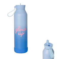 Water Bottle 750ml - Glow Up Blue