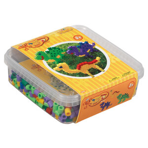 Hama Maxi Strijkkralenset in box "Dino", 600st.