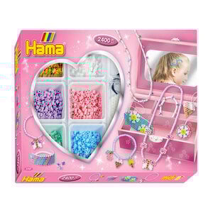 Hama Strijkkralenset "Sieraden Maken Roze", 2400st.