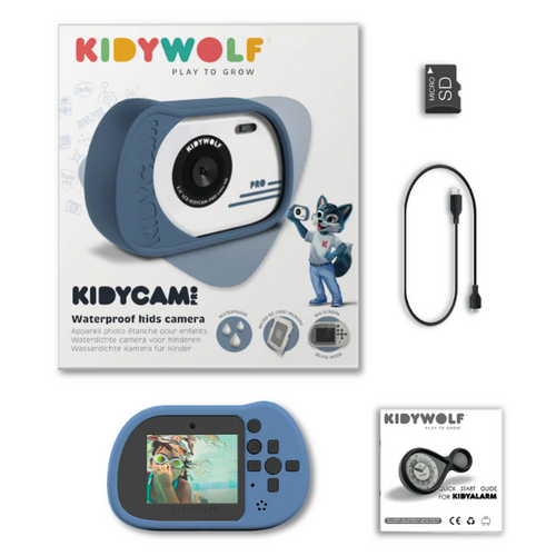 kidywolf KIDYCAM-PRO - Waterdichte Camera "blauw"