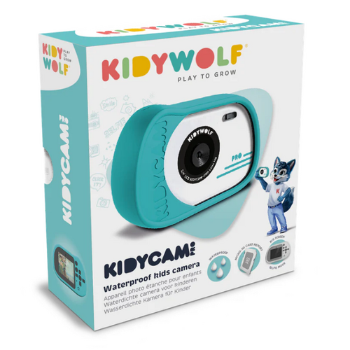 kidywolf KIDYCAM-PRO - Waterdichte Camera "cyaan"